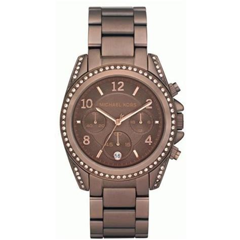 montre michael kors femme marron|michael kors watch model nadja.